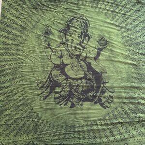Green Elephant Tapestry shawl